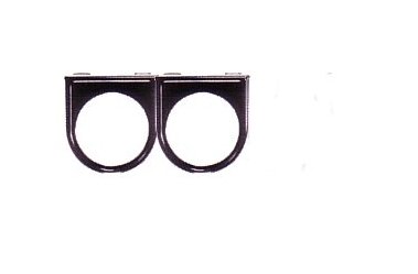 Stainless Steel Panel 2 Hole Gauge for 2" Meters - Image 1