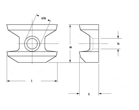 General Shape Cutting Tool Insert - 0.640/0.650 in Thickness - Image 1