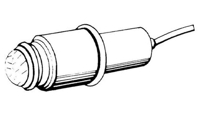 Red 12V Pilot Light with Faceted Lens - Image 2
