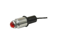 Red 12V Pilot Light with Faceted Lens