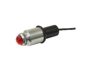 Red 12V Pilot Light with Faceted Lens - Image 1