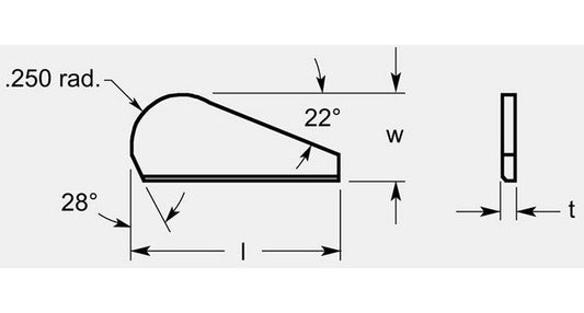 Tungsten Carbide Cutting Blades - Image 1