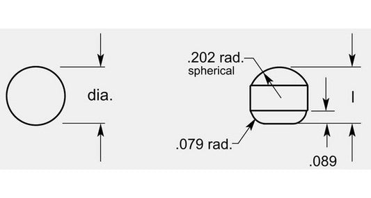 Precision Round Special 0.370 / 0.380 in Diameter - Image 1