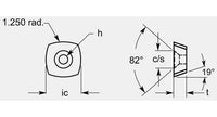 Industrial Grade Utility Scarfing Positive with Hole and Countersink