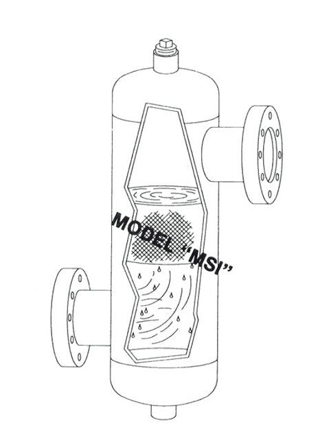 Model MSI 6 Inch (in) Diameter Mist Separator - Image 1