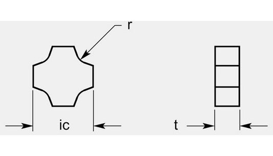 Negative Utility Scarfing Tool, Radius 0.047 inches - Image 1