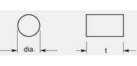Precision Round Rod, 0.605-0.615 in Length