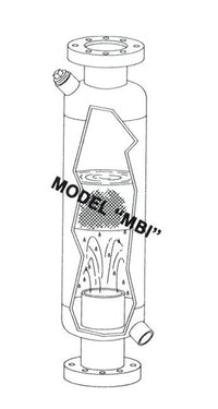 Model MBI 10 Inch (in) Diameter Mist Separator