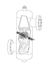 Model MSI 8 Inch (in) Diameter Mist Separator