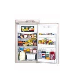 3 Way RV Refrigerator - LP Gas, 120V AC, 12V DC, Beige Finish - Image 1