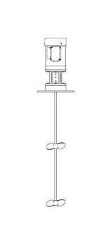 Grovhac Series 710 Flange Mount Mixer with Low-Pressure Stuffing Box - Image 1