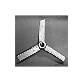 316 Stainless Steel 3-Blade Turbine (Left Hand) Mixer Accessory - Image 1