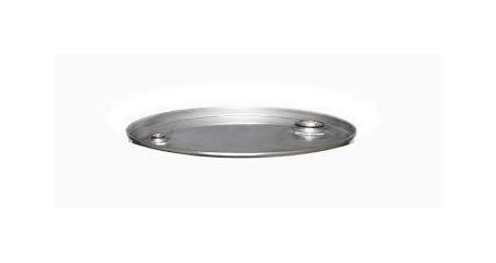 Grovhac 55 Gallon Stainless Steel Drum Cover with Inspection Port and Bung Hole - Image 1