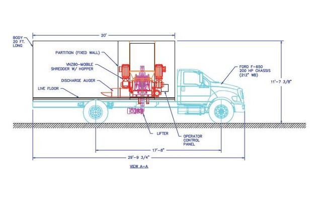 Vecoplan VST-32 Mobile Shredding System - Image 3