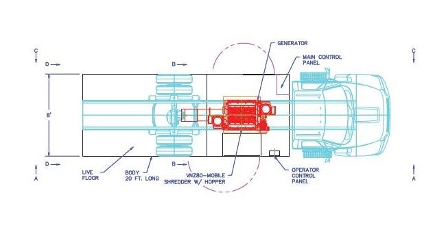 Vecoplan VST-32 Mobile Shredding System - Image 4