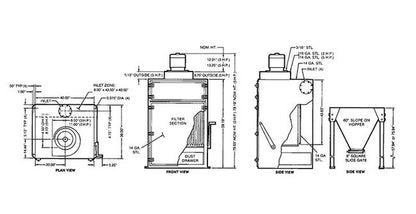Donaldson Torit Model Cabinet 90 Dust Collectors - Image 2