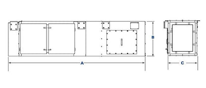 Donaldson Modular Mediafilter™ Horizontal Series Ambient Mist Collector - 1400 CFM - Image 2