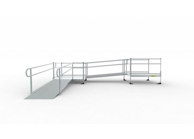 Handi-RampÂ® EZ AccessÂ® PathwayÂ® 3G 5x5 Modular Ramp Platforms - Image 2