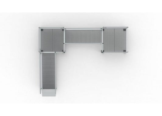 Handi-RampÂ® EZ AccessÂ® PathwayÂ® 3G 5x5 Modular Ramp Platforms - Image 1