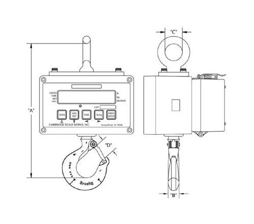 CSW-10AT-CS-2K Crane Scale - Image 2