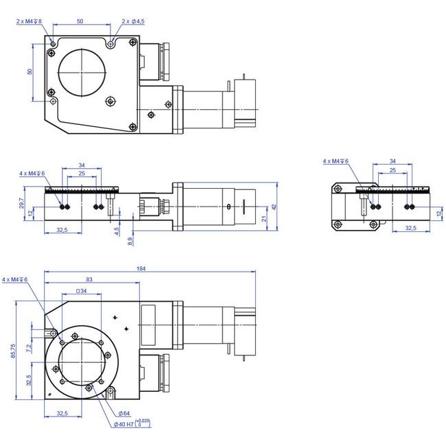 Precision Motorized Rotation Table with Large Aperture - Image 2