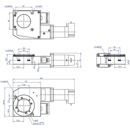 Precision Motorized Rotation Table with Large Aperture - Image 2