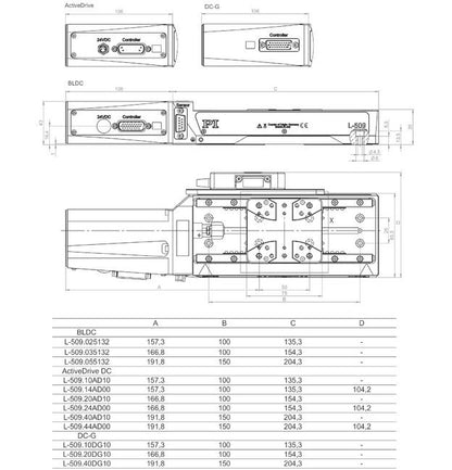 Precision Motorized Linear Translation Stage - L-509 - Image 2