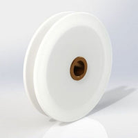 MP Series 0.377 Inch (in) Bore Diameter and 0.094 Inch (in) Maximum Mating Cable Diameter Standard Bronze Bushing Nylon Pulley