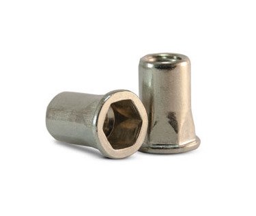 Ornit M-Series M10 Stainless Steel Semi-Hex Rivet Nut - Image 1