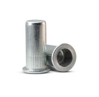 Flat Rivet Nut M6 x 27.0mm Cylindrical Head - Image 1