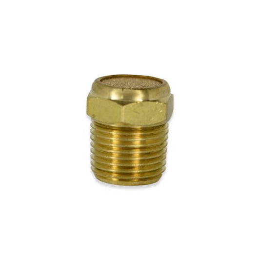 ATBV Series 1/2 Inch (in) Female National Pipe Thread (FNPT) Nickel Plated Steel Breather Vent - Image 1