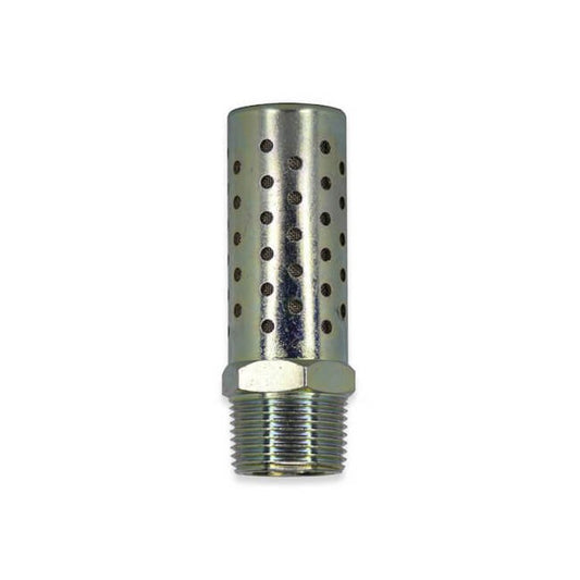 ZSAM Series 2 Inch (in) Male National Pipe Thread (MNPT) High Flow Steel Muffler - Image 1