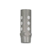 AAFM Series 1/4 Inch (in) Male National Pipe Thread (MNPT) Aluminum Repairable Muffler