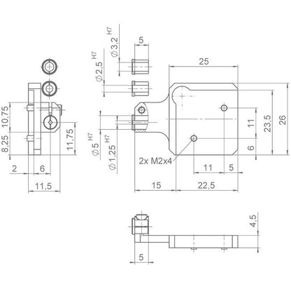 NanoCubeÂ® 3-Axis Piezo Nanopositioning Stage - Image 4