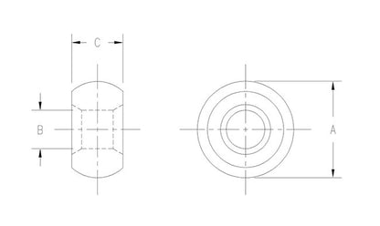 NAS494 Series 0.076 to 0.073 Inch (in) Dimension B Plain Ball End - Image 2