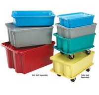 Blue Nest and Stack Container - 21x16x9.875 in