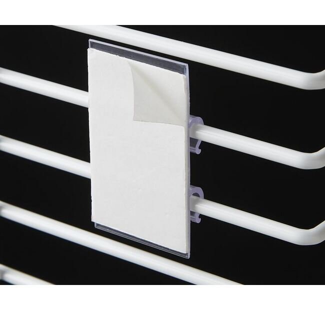 Wire Grid Adhesive Sign Holder - Image 1