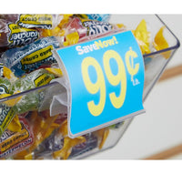 2" Clear PVC Opti-Bins Label Holder