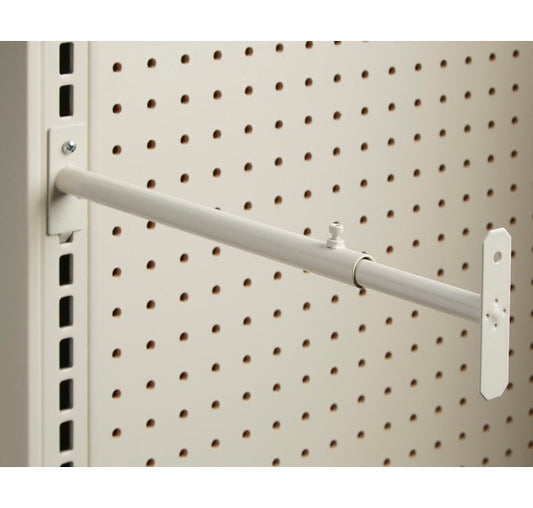Beige Metal Telescopic Brackets with Gondola Uprights - Image 1