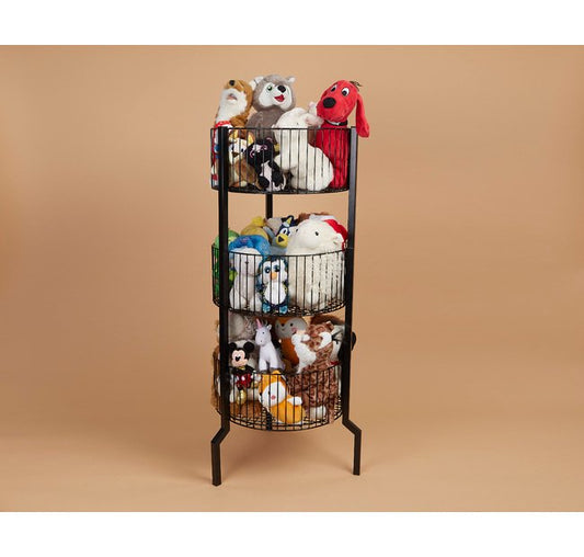 Three-Level Steel Merchandise Floor Bin - Image 1