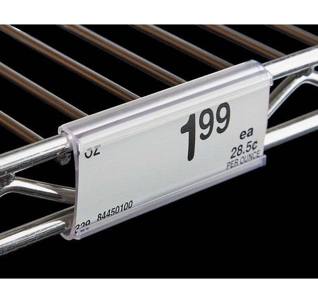 3" Gray C-Channel for MetroÂ® Shelving - Image 1