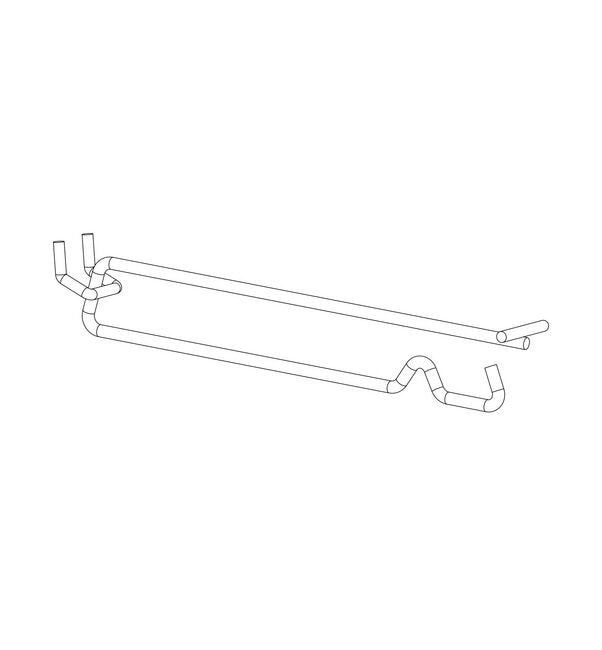 8" Anti-Sweep Metal Hook with T-Scan Bar - Image 2