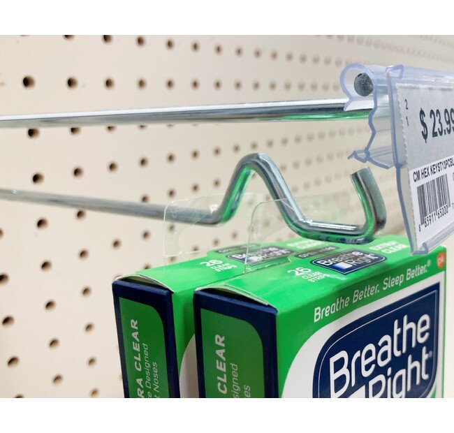 8" Anti-Sweep Metal Hook with T-Scan Bar - Image 1