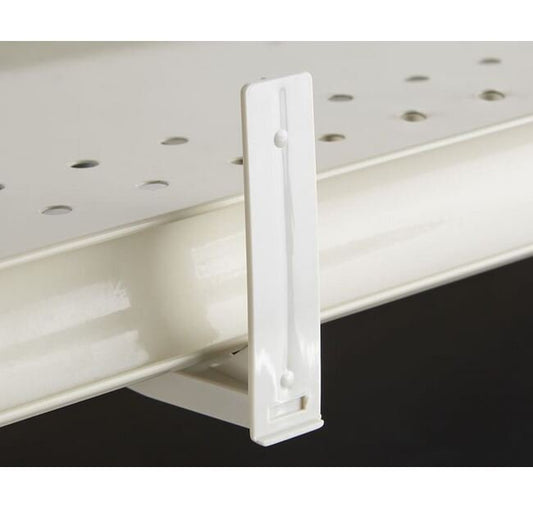 Beige Magnetic Under-Shelf Bracket - Heavy-Duty Magnet Attachment - Image 1