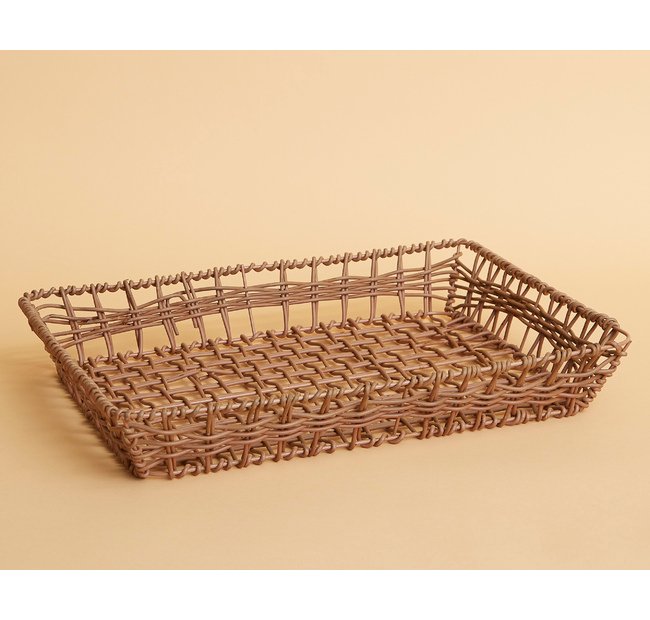 Heavy-Duty Synthetic Wicker Basket - Image 2