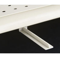 Beige Magnetic Under-Shelf Bracket - L-Style (4" Length x 3/4" Width)