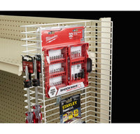 Perforated Shelf Wire Power Wing Display