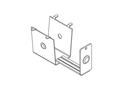 Spring-Mount Under-Shelf Bracket - Steel Beige - Image 2