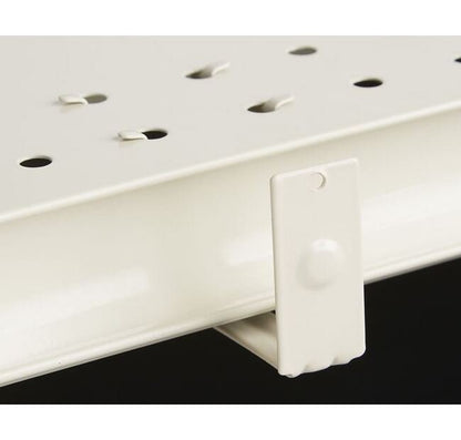 Spring-Mount Under-Shelf Bracket - Steel Beige - Image 1