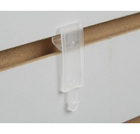 Translucent Polypropylene Slatwall Bracket - Image 1